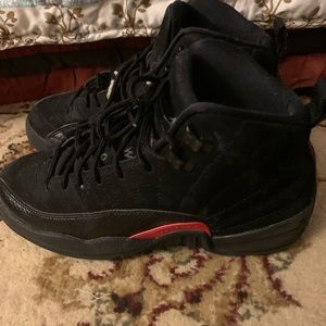 black and rush pink retro 12